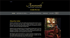 Desktop Screenshot of amaranthfinearts.com